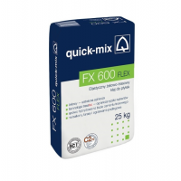 Эластичный клей c трасом для плитки FX 600 Flex Серый, Quick-mix